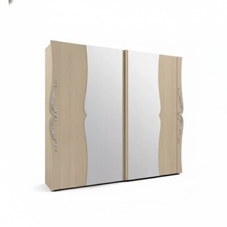 Echtholz Kleiderschrank Holzschrank Schrank Schlafzimmer MÃ¶bel Italien