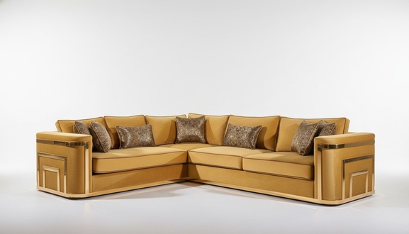 Eckcouchen MÃ¶bel Stoff Wohnlandschaft Ecksofa L Form Sofa Eckgarnitur