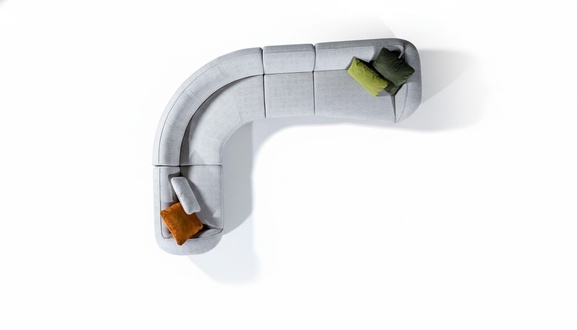 Eckcouchgarnitur Modernes Designer L-Form Sofa Couch WohnzimmermÃ¶bel