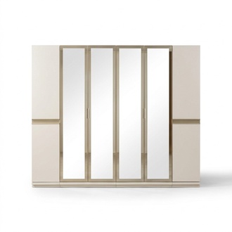 Eckkleiderschrank modern getÃ¶ntes Glas Schlafzimmer groÃ Design