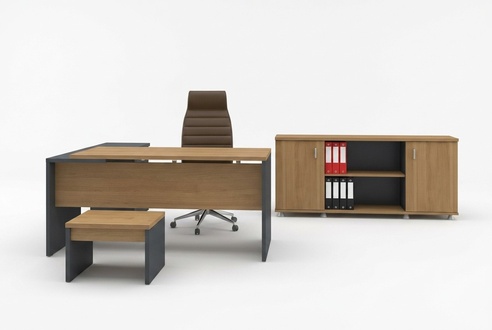 Eckschreibtisch Aktenschrank Couchtisch ArbeitszimmermÃ¶bel Modern Stil