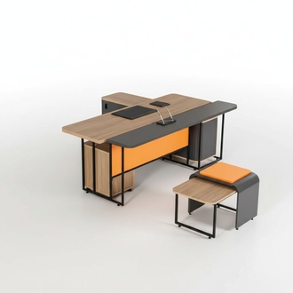 Eckschreibtisch Arbeitzimmer BÃ¼ro Office Moderne Designer Neu MÃ¶bel