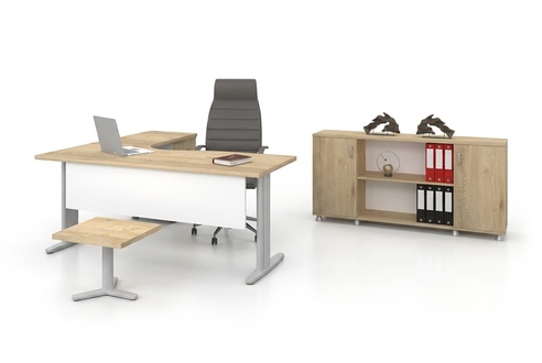 Eckschreibtisch BÃ¼ro Arbeitszimmer Modern Komplett Set MÃ¶bel 3tlg