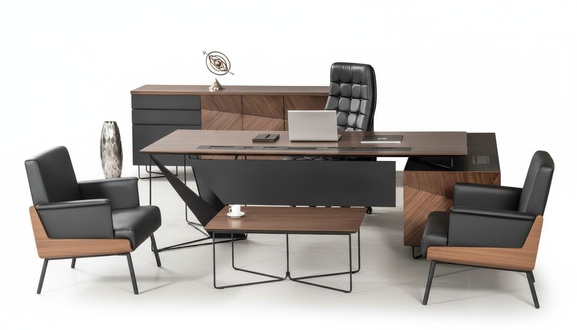 Eckschreibtisch BÃ¼ro Einrichtung Chef Zimmer MÃ¶bel Design Schreibtische MÃ¶bel