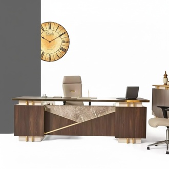 Eckschreibtisch Luxus EdelstahlmÃ¶bel Arbeitszimmer BÃ¼ro Schreibtisch Neu