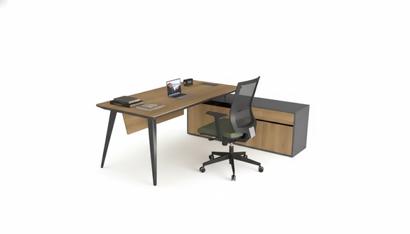 Eckschreibtisch Office Tisch Braun groÃ Chef Tische Schreibtisch MÃ¶bel