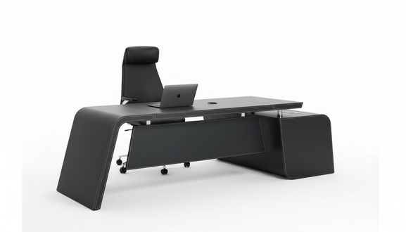 Eckschreibtisch Sessel BÃ¼ro Einrichtung Chef Zimmer MÃ¶bel 2tlg Set Tische