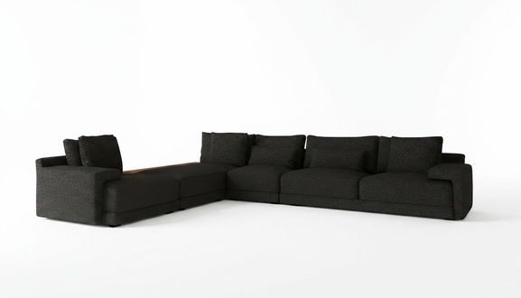 Ecksofa in stilvollem Design Schafft eine AtmosphÃ¤re der Entspannung