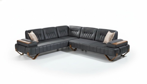 Ecksofa L-Form Textil Eckcouch Sofa Polster Premium Couch L Form Modern