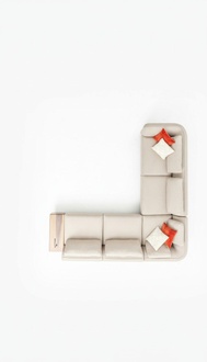 Ecksofa LForm Beige Wohnzimmer Design Couchen MÃ¶bel Polstersofa 317x312