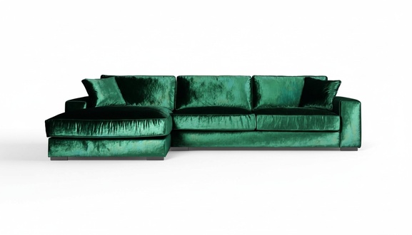 Ecksofa Sofas Italienische MÃ¶bel Stoff Wohnzimmer Couchen Polster Sofa GrÃ¼ne Neu