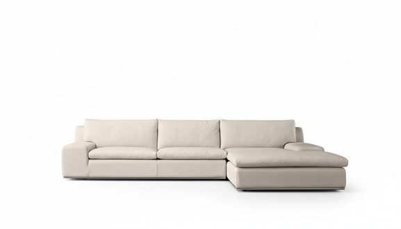 Ecksofa Wohnzimmer Schlaf Sofa Couchen Couch WeiÃ L Form Leder MÃ¶bel PRIANERA