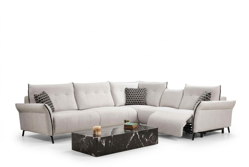 Ecksofa Wohnzimmer Sofa Couch Polster Textil MÃ¶bel Modern Designer Neu