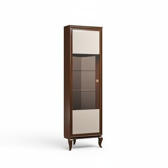 Edler Luxus Schrank Vitrine Glas Klassische Schränke Vitrinen Wohnzimmer