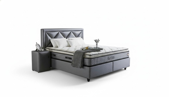 Edles Bett 3tlg Set Nachttisch MÃ¶bel Luxus Schlafzimmer Matratze Bettgestell Neu