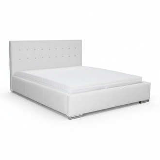 Edles Designer Kristall Steine Chesterfield Bett + Bettkasten Lattenrost