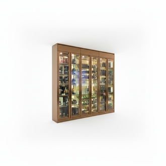 Eleganter goldener Weinschrank aus hochwertigem Edelstahl fÃ¼r