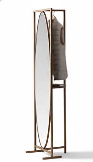 Eleganter KleiderstÃ¤nder mit Spiegel â ideal fÃ¼r Flur oder Schlafzimmer