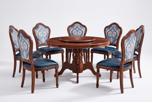 Essgarnitur Tisch Essgruppe 6 StÃ¼hle LehnstÃ¼hle Esszimmer Gruppen Holz
