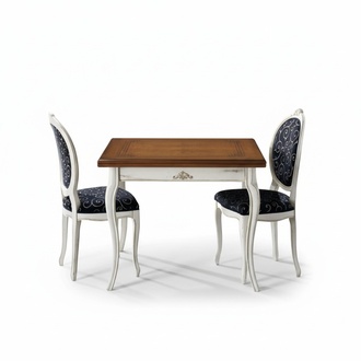 Esstisch 4x StÃ¼hle Esszimmer Set Essgruppe Tisch Garnitur WeiÃ Neu