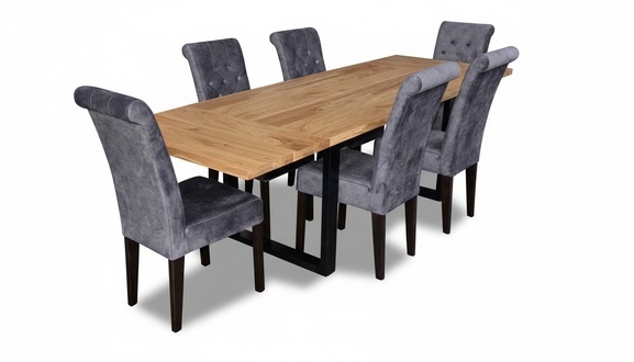 Esstisch 6x StÃ¼hle Stuhl TischEsszimmer Set Essgruppe Tische 7tlg Garnitur Neu
