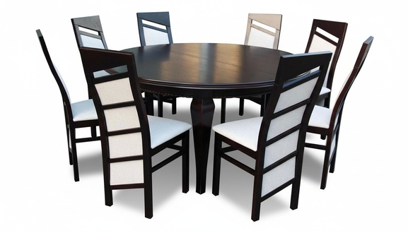 Esstisch + 8 StÃ¼hle Esszimmer Set Essgruppe Klassischer Tisch 9tlg Stuhl Tische