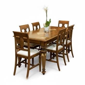 Esstisch Esszimmer Klassisch Esszimmer KÃ¼che Tische Design Tisch Holz