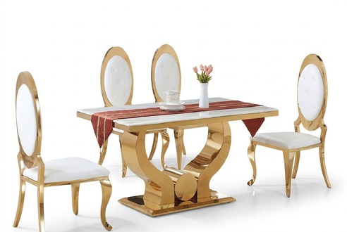 Esstisch Esszimmer Set Essgruppe Klassischer Tisch 5tlg Set Stuhl neu