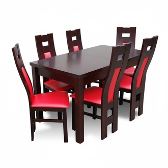 Esstisch Tisch + 6 StÃ¼hle Gruppe Esszimmer Wohnzimmer Garnitur