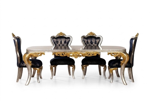 Esszimmer Esstisch 4x Stuhl Gruppe Garnitur Holz Tisch Tische StÃ¼hle Stuhl Set