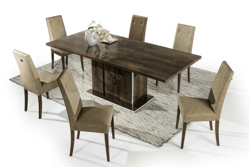 Esszimmer Esstisch 6x Stuhl Polster Garnitur KÃ¼chen StÃ¼hle Gruppe Tisch Set 7tlg