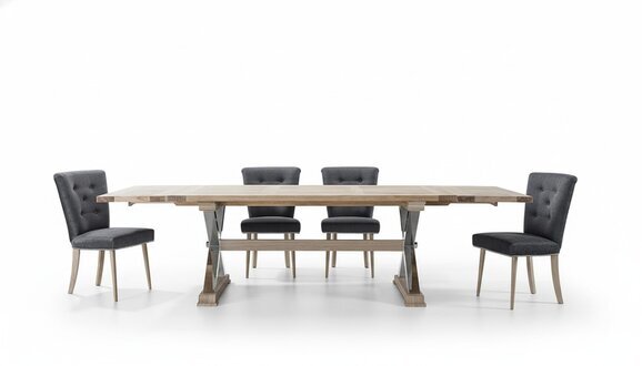 Esszimmer Holz Tische Essgruppe Set Stuhl Gruppe Neu Tisch 6 Design