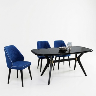 Esszimmer Set Garnitur Sitz Möbel Essgruppe Esstisch Polster 5tlg.