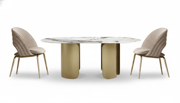 Exclusive Esszimmer Set Besteht aus 5tlg. Esstisch + 4x StÃ¼hle Luxus Komplett