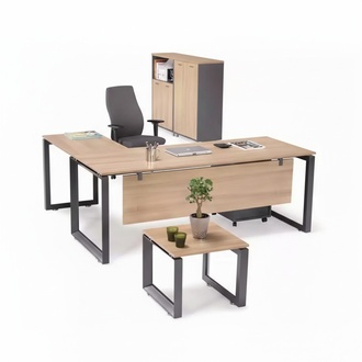 Exklusive BÃ¼romÃ¶bel Eckschreibtisch Kommode Couchtisch 2x AktenschrÃ¤nke