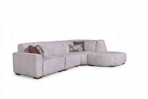 Exklusives WeiÃes Ecksofa L-Form Wohnzimmer Designer Couch Moderne MÃ¶bel