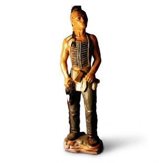 Figur Indianer USA Wild West Statue Skulptur Figuren Skulpturen
