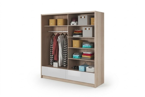 Garderobe Aufbewahrung 200cm Regal Schrank Archiv Dekorative SchiebetÃ¼ren