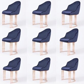 Garnitur Sessel Lounge KÃ¼che 8x Design Polster Sitz StÃ¼hle Stuhl Set