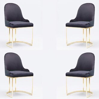 Garnitur Sitz Polster Holz 4x StÃ¼hle MÃ¶bel Neu Esszimmer KÃ¼che Gruppe