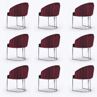 Garnitur StÃ¼hle Polster Lehn Design Holz Gruppe Neu Ess Zimmer 8 Stuhl