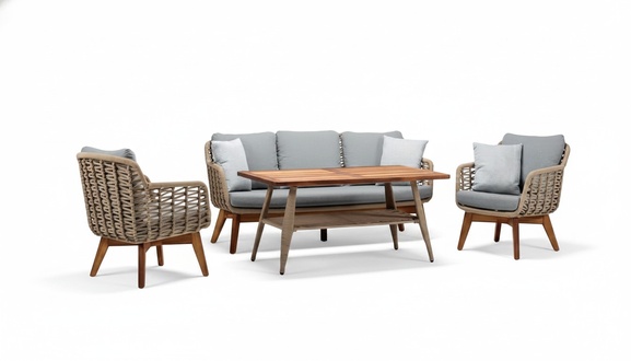 GartenmÃ¶bel Sitzgarnitur Sofa Couch Polster Garten Terrasse MÃ¶bel Sitzgruppe