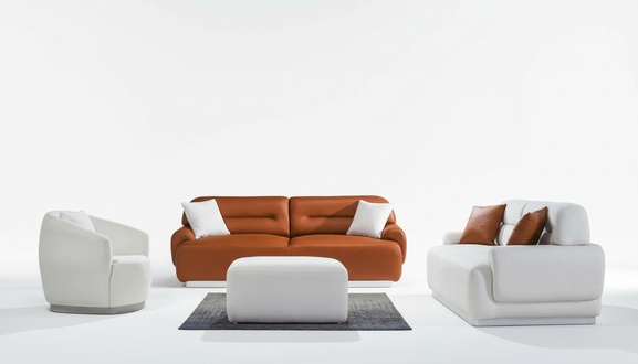 GemÃ¼tliche Sofagarnitur Wohnzimmer Couch Sitzpolster Garnitur 3+3+1 Sitzer 3tlg