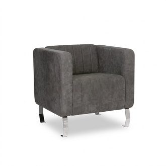 Grau Sessel Modern Design MÃ¶bel Arbeitszimmer Neu BÃ¼ro Textil