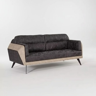 Grauer Luxus Dreisitzer Arbeitszimmer Sitzer Moderne Office MÃ¶bel Couch