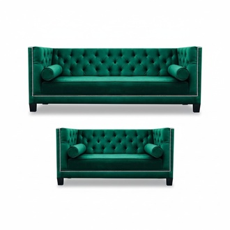 GrÃ¼n Sofagarnitur Design Chesterfield Sofas Modern Couchen Sessel Sitz