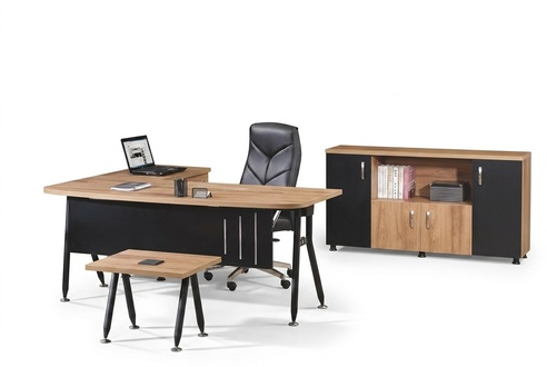 Gruppe BÃ¼ro EckbÃ¼rotisch ArbeitszimmermÃ¶bel Schrank 3tlg Holz Schwarz