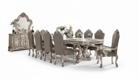 Gruppe Sessel Holz 10x StÃ¼hle Set Esszimmer Polster StÃ¼hle Lehnstuhl Stuhl Barock