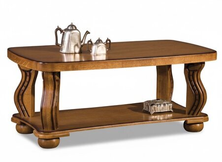Handarbeit Echt Holz Couchtisch Sofa Beistell Tische Klassisch Wohnzimmer
