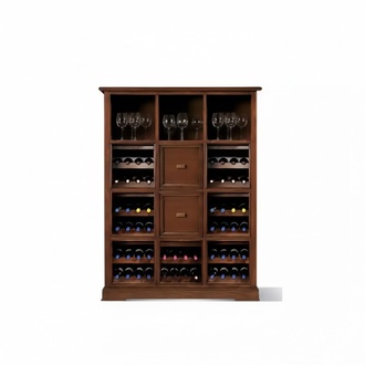 Hausbar Wohnzimmer Schrank Barschrank Vitrine Italienische MÃ¶bel Holz